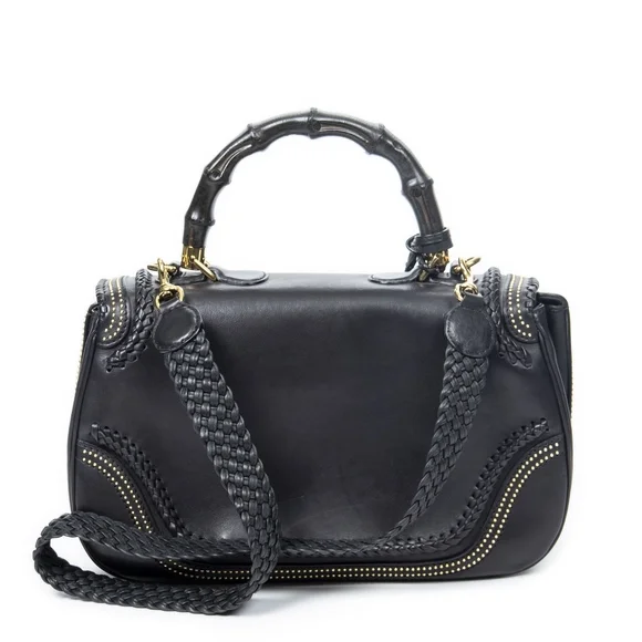 Gucci Black Leather Shoulder Bag - Picture 5 of 9